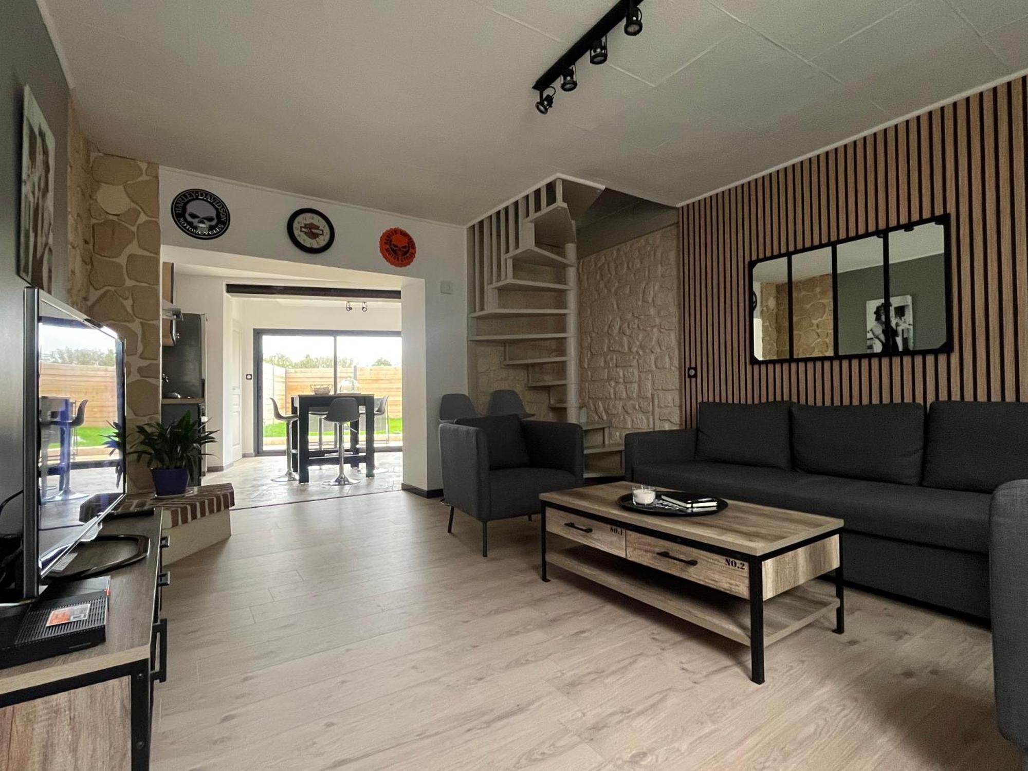 Gite Le Davidson, Maison Avec Jardin Ypreville-Biville Luaran gambar
